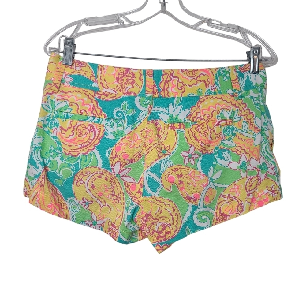 Lilly Pulitzer The Walsh Colorful Floral Shorts 2 - Picture 3 of 6